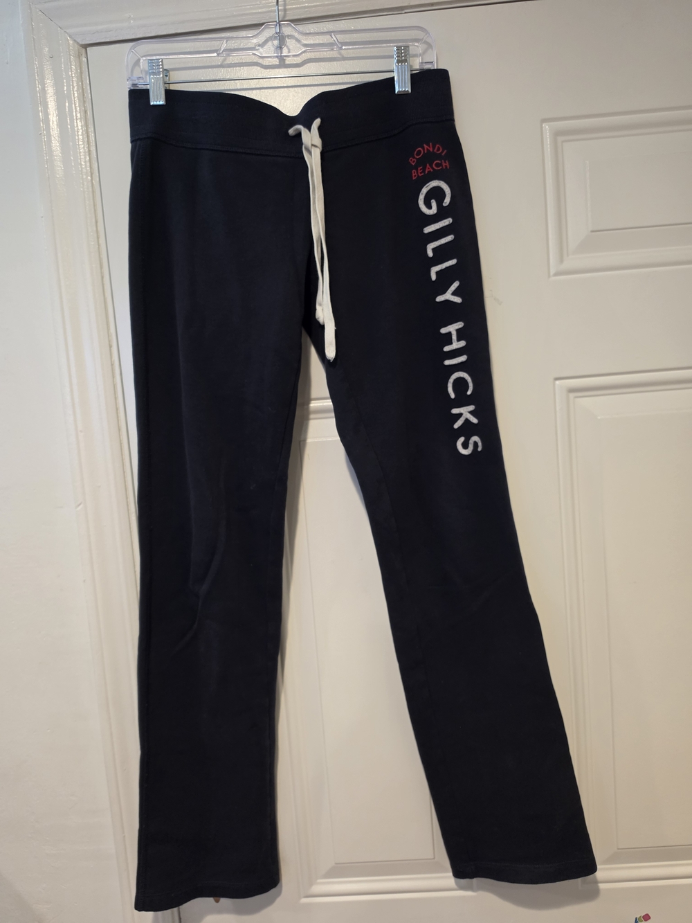 Gilly Hicks Navy Sweatpants with White Logo